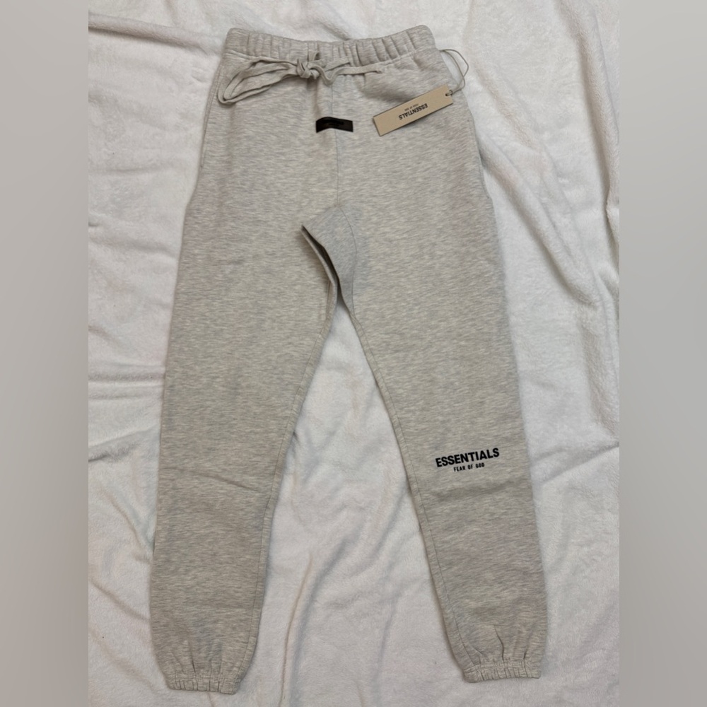 Fear of God Essentials Light Gray Joggers Valentine’s Day Gift